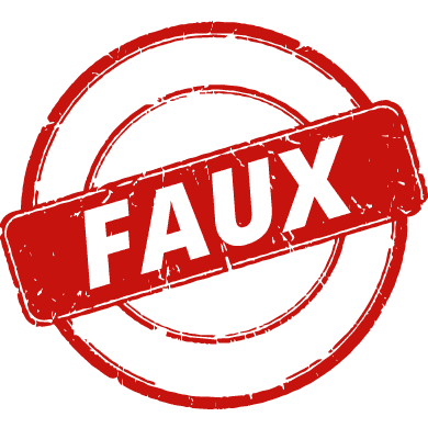 La fausse facture illustration