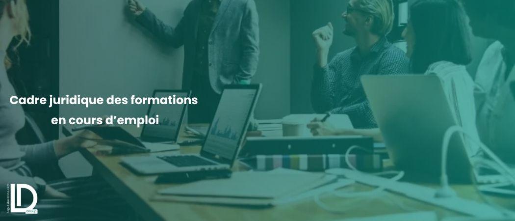 Cadre juridique des formations en cours d’emploi illustration