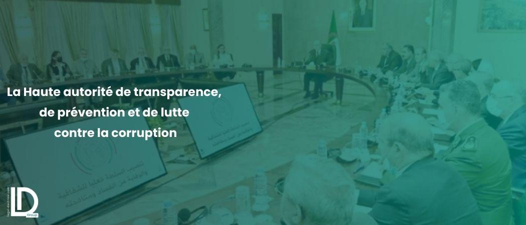 La Haute autorité de transparence, de prévention et de lutte contre la corruption illustration