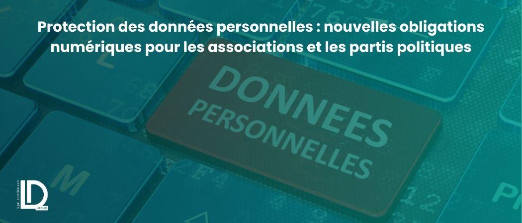 Protection des données personnelles : nouvelles obligations numériques pour les associations et les partis politiques illustration
