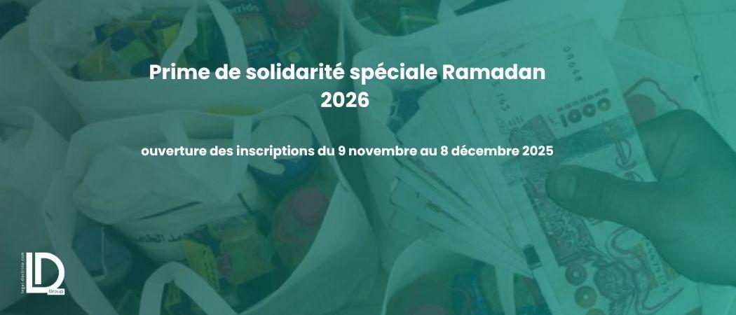 Prime de solidarité spéciale Ramadan 2026 illustration